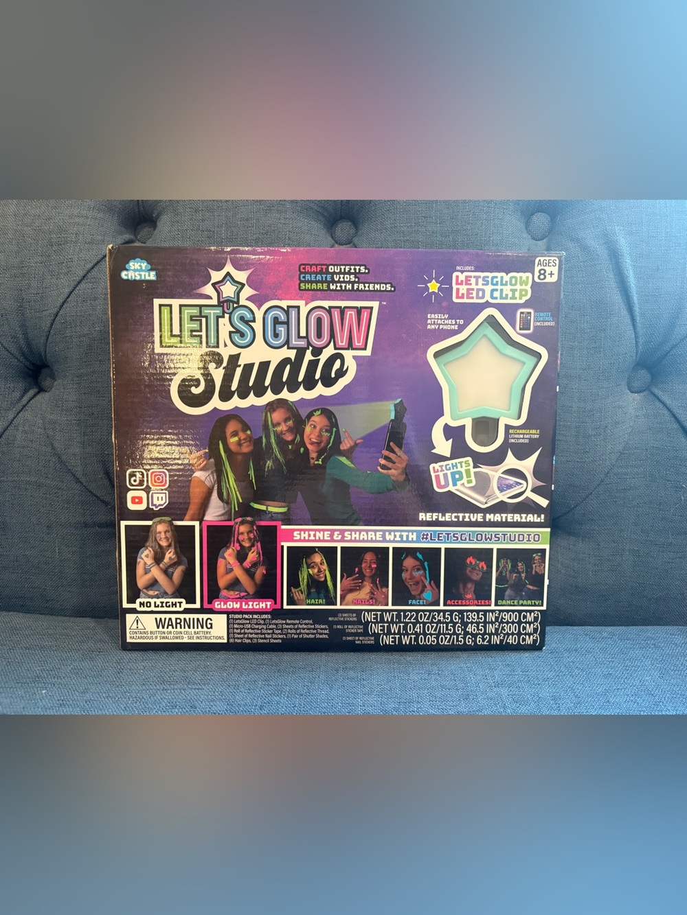 Let’s Glow Studio Kit Toy Craft Teen